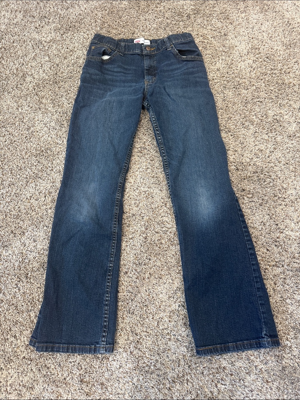 Wrangler Kids Dark Blue Flared Jeans